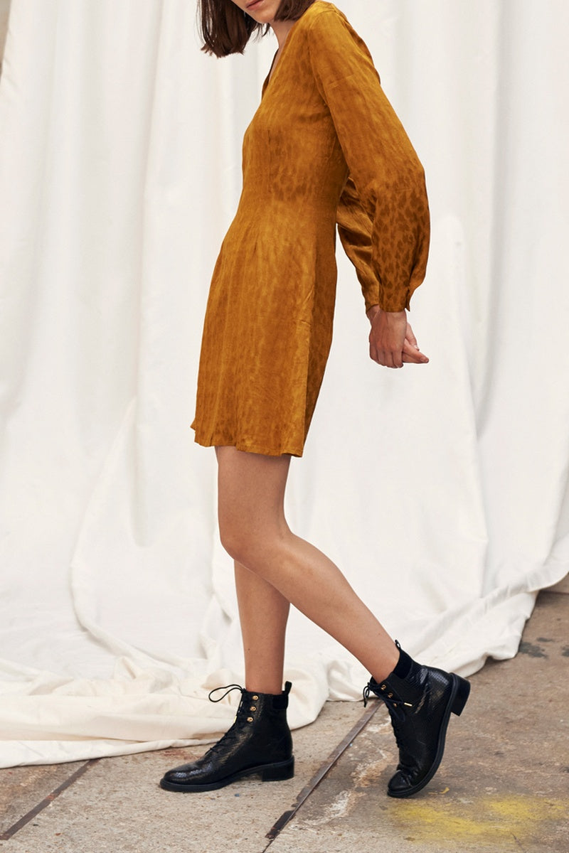 Robe Patineuse - Moutarde