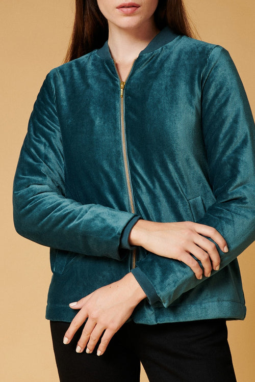 Blouson - Bleu Canard