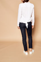 Asymmetrical Blouse - White