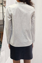 Blusa Cuadros - Cielo