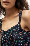 Caraco Fleuri - Noir