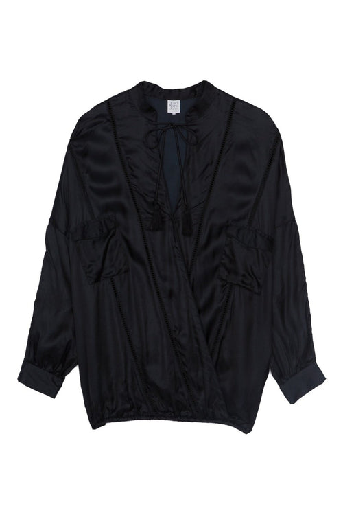 Blouse Feminine - Noir