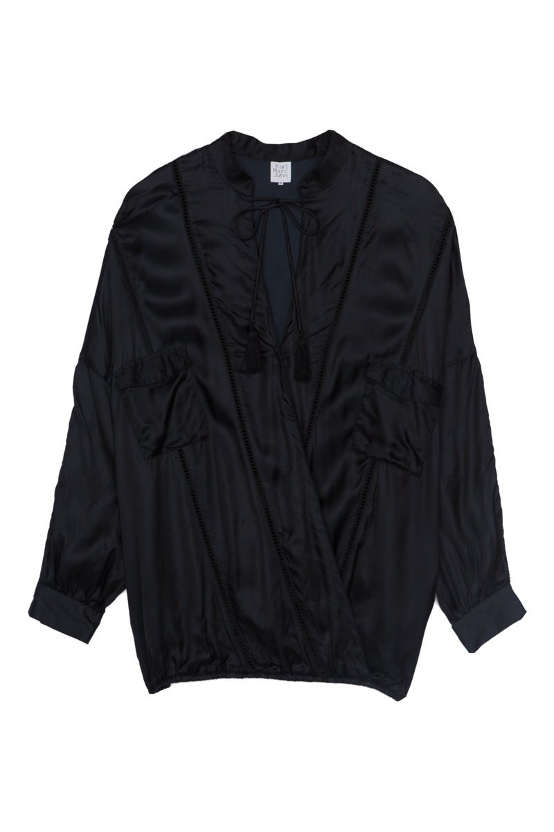 Blouse Feminine - Noir
