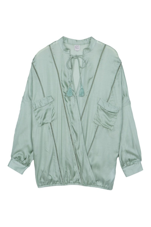 Blusa femenina - Verde agua