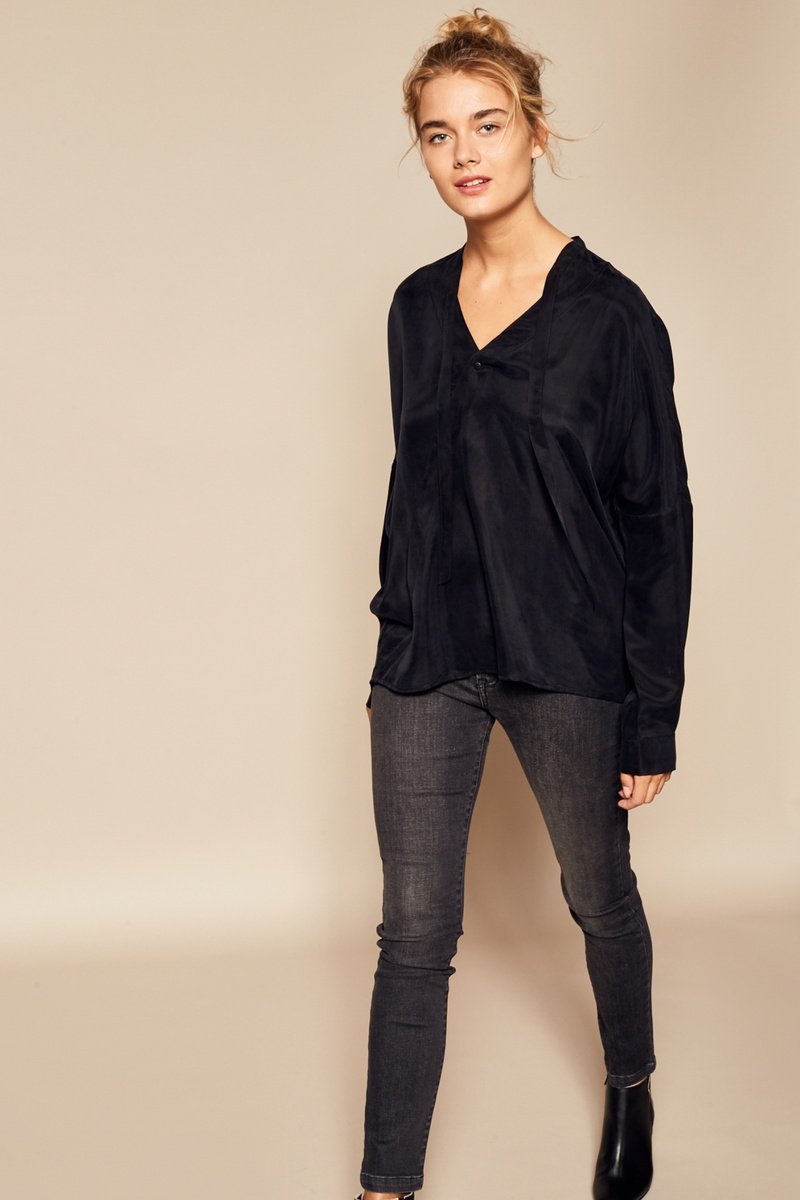 Blusa flamenca - Negro