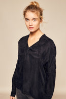 Blouse Flamande - Noir