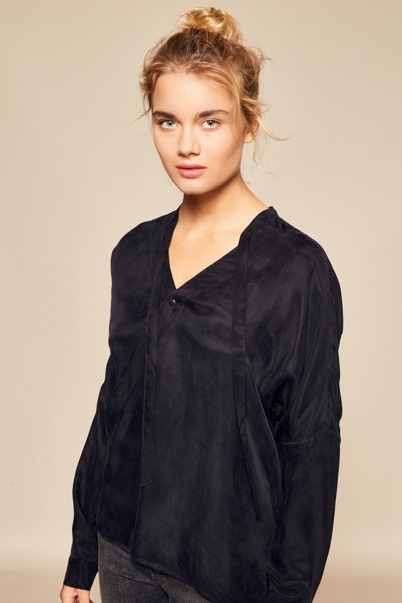 Blouse Flamande - Noir