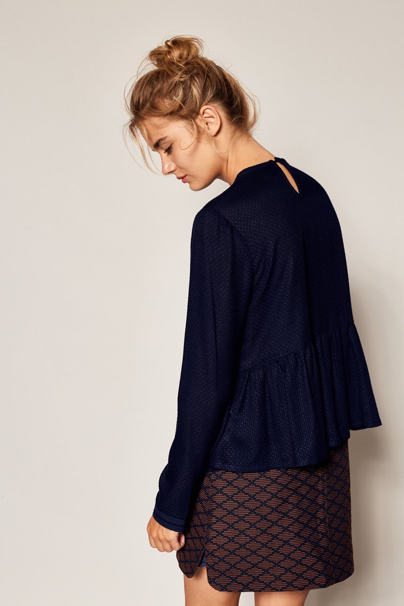 Blouse Frida - Bleu Marine