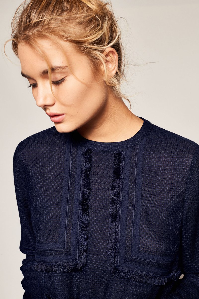 Blouse Frida - Bleu Marine