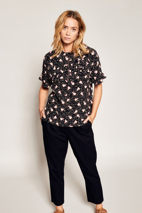 Blouse Tijuana - Noir