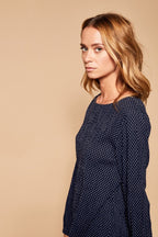 Blusa Trans - Azul Marino