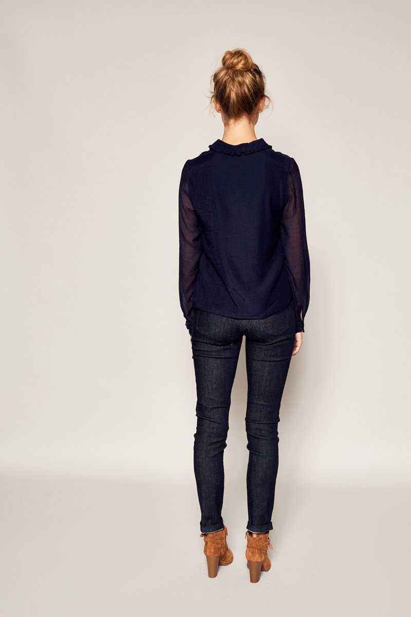 Blouse Fanfan - Bleu Marine