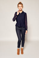 Blouse Fanfan - Bleu Marine