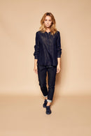 Blouse Fiesta - Bleu Marine