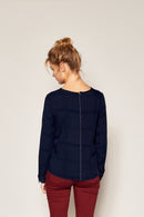 Blouse Frances - Bleu Marine