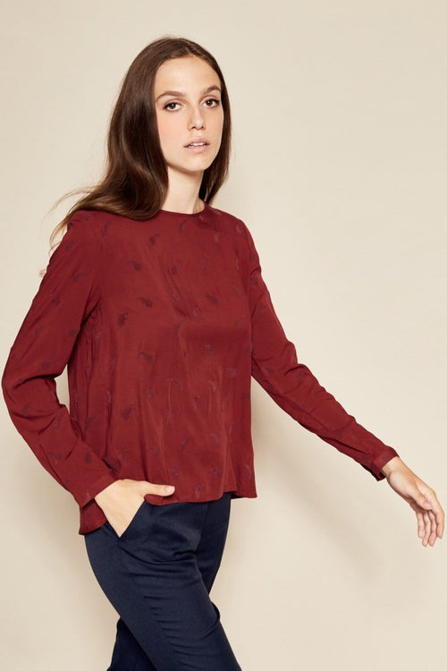 Blouse Tanzania - Bordeaux