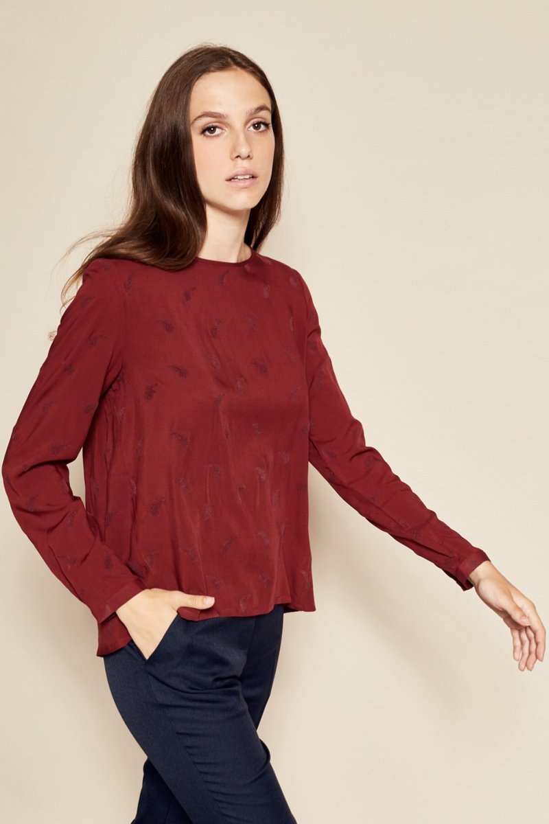 Blouse Tanzania - Bordeaux