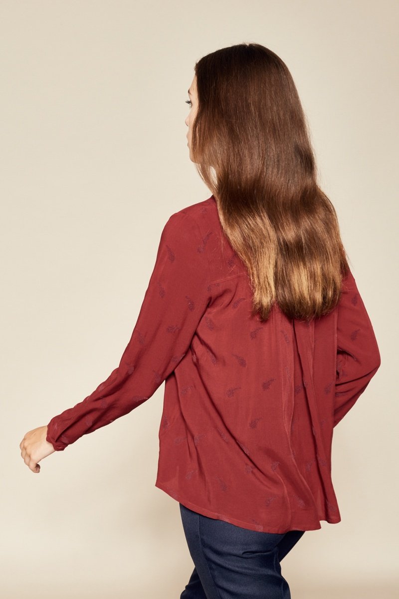 Blouse Tanzania - Bordeaux