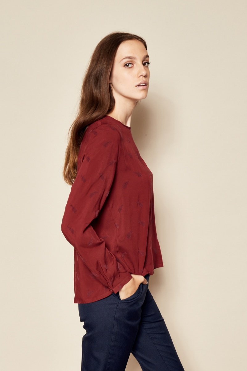Blouse Tanzania - Bordeaux