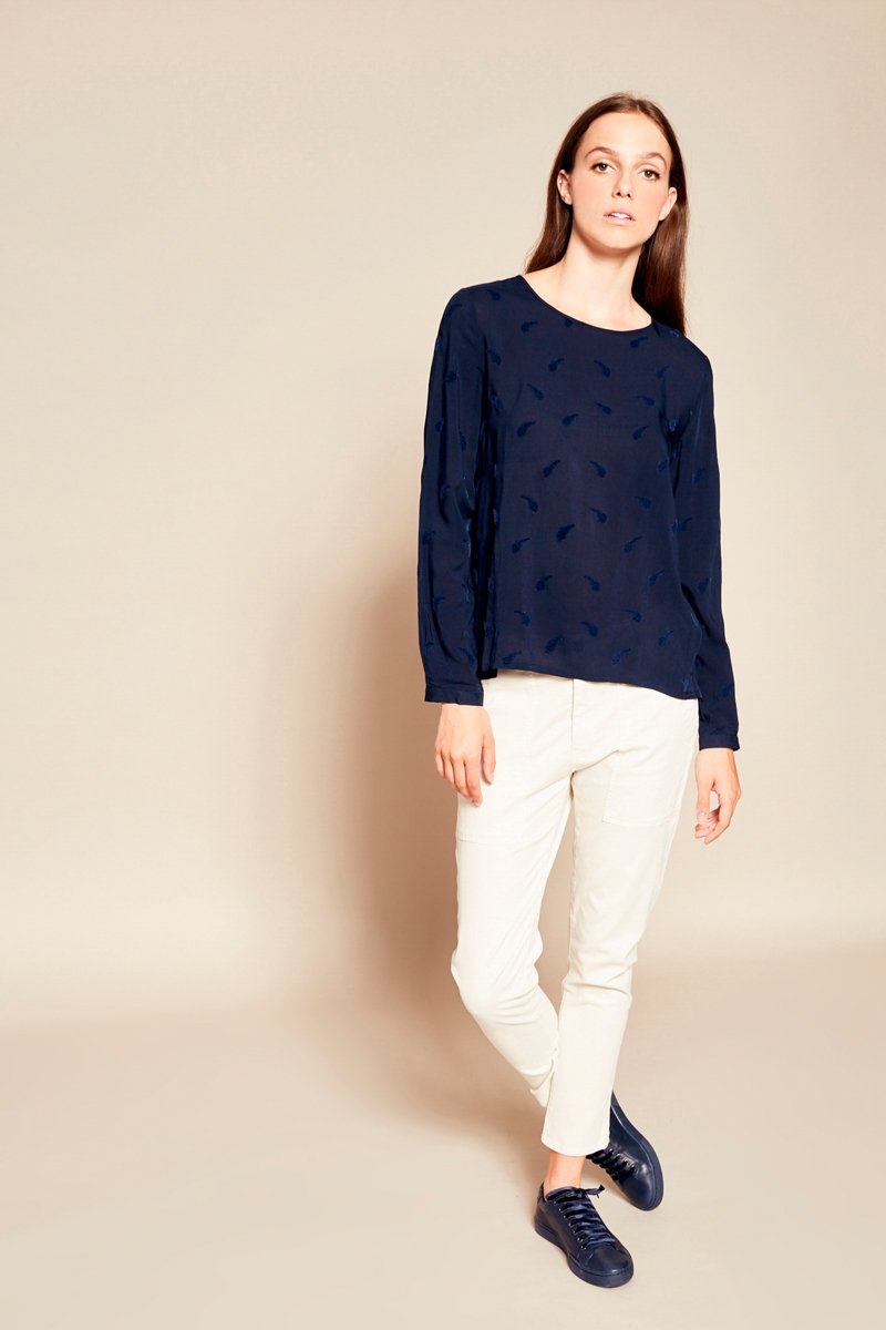 Blouse Tanzania - Bleu Marine