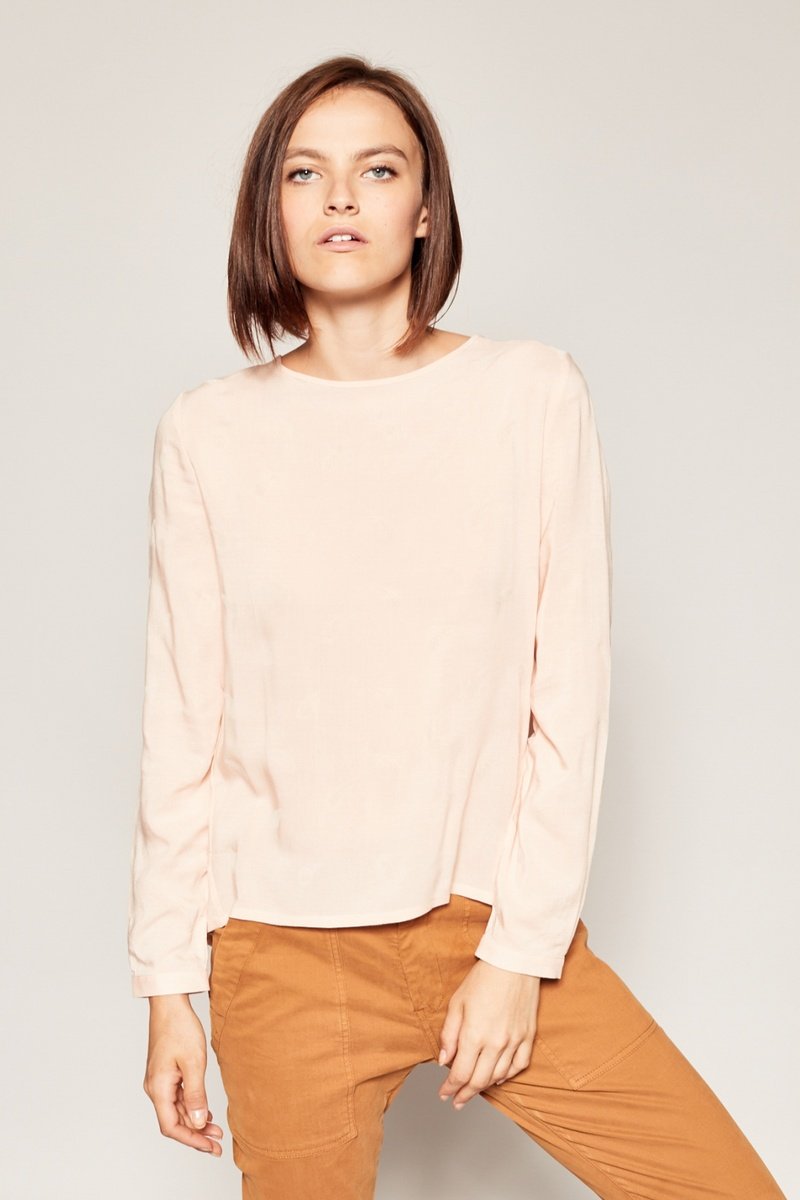 Tanzania Blouse - Nude