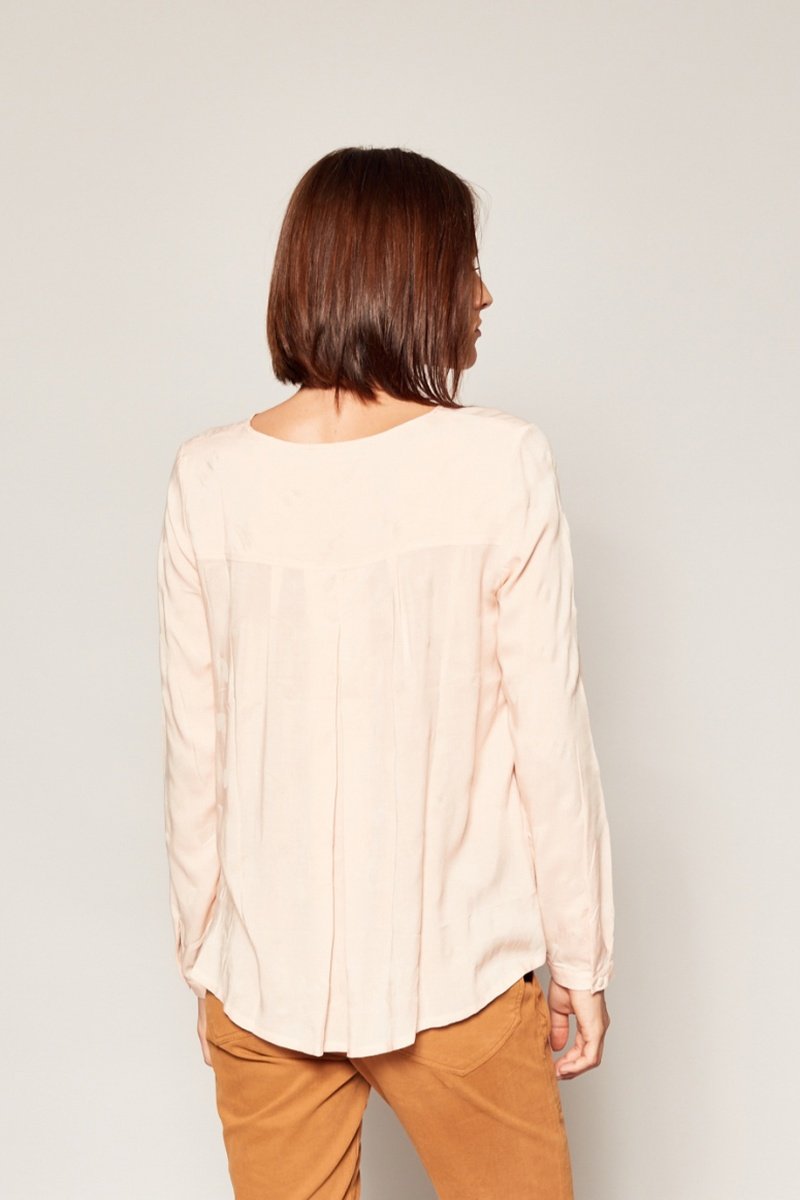 Tanzania Blouse - Nude