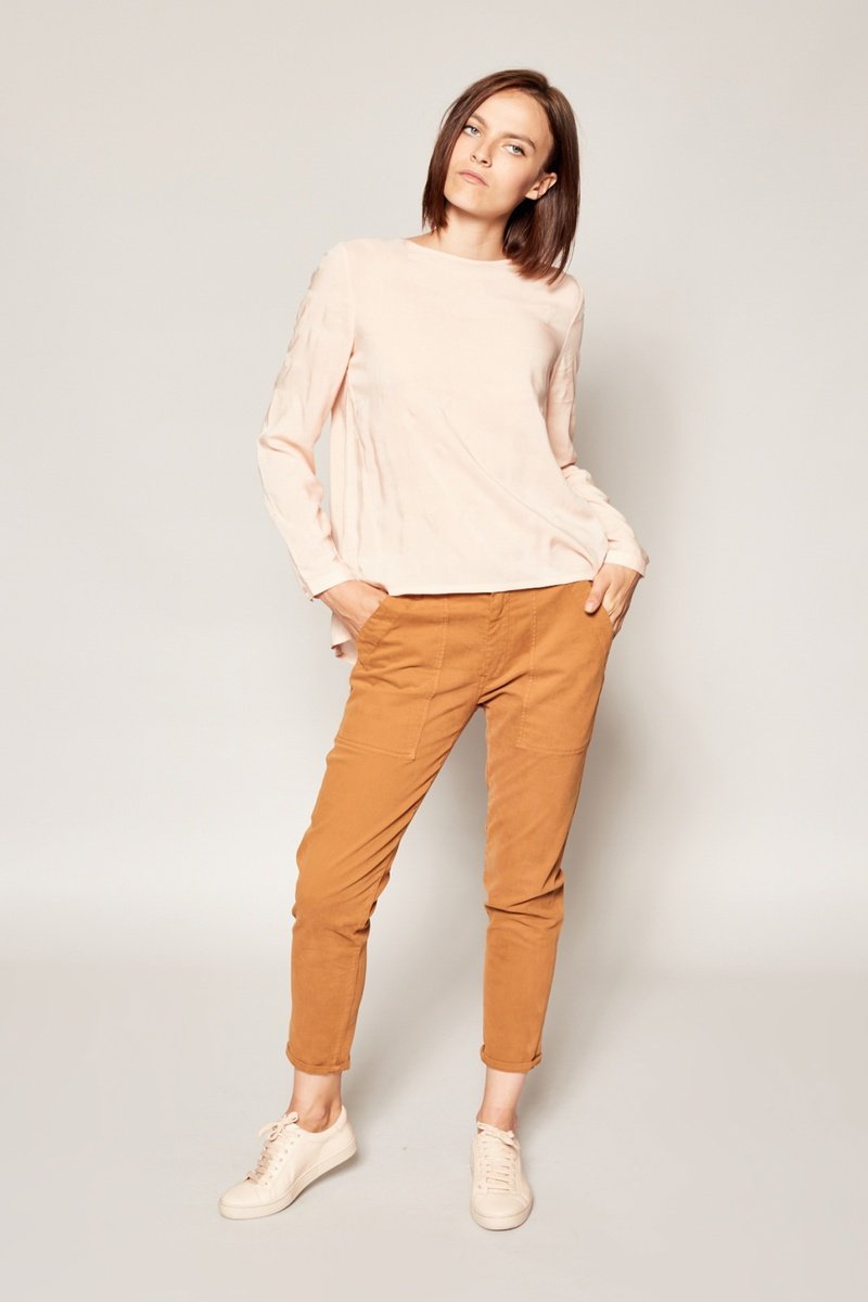 Tanzania Blouse - Nude