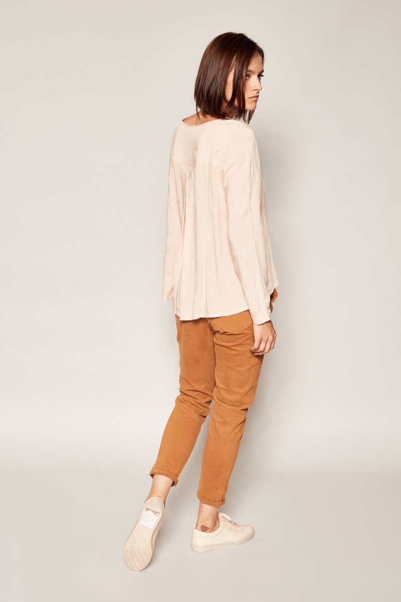 Tanzania Blouse - Nude