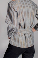 Blouse Felix - Gris Clair Et Doré