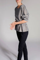 Blouse Felix - Gris Clair Et Doré