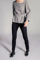 Blouse Felix - Gris Clair Et Doré