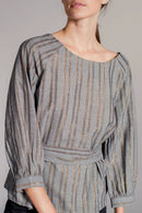 Blouse Felix - Gris Clair Et Doré