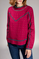 Blouse Ferveur - Bordeaux