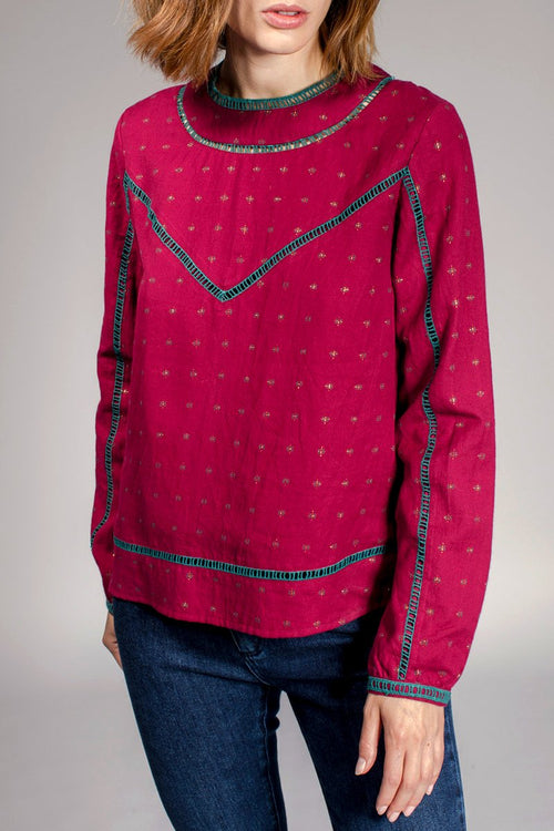 Blouse Ferveur - Bordeaux