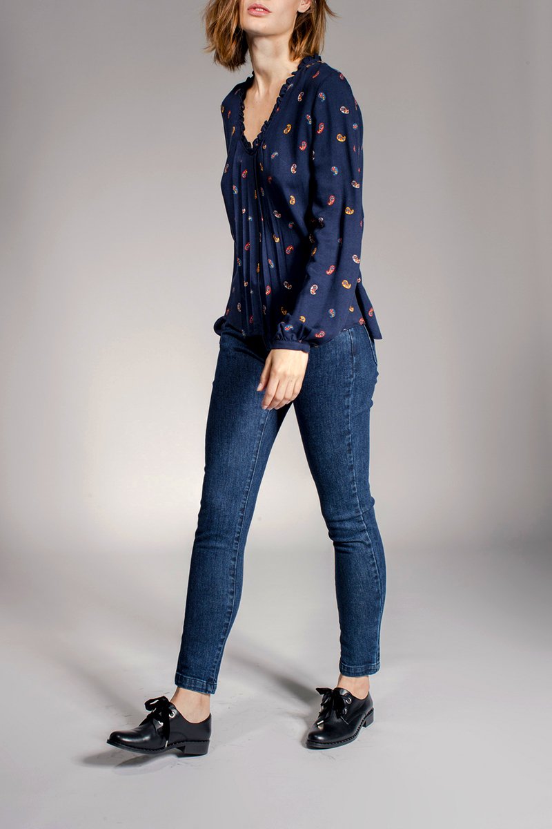 Blouse Typhen - Bleu Marine