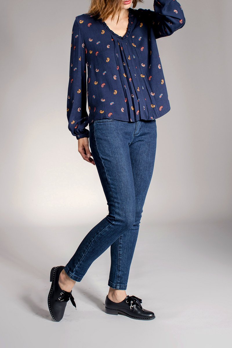 Blouse Typhen - Bleu Marine