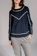 Blouse Ferveur - Bleu Marine