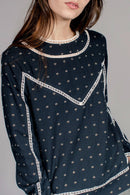 Blouse Ferveur - Bleu Marine