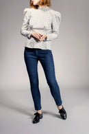 Blouse Frimousse - Noir Et Beige