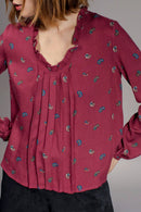 Blouse Typhen - Bordeaux