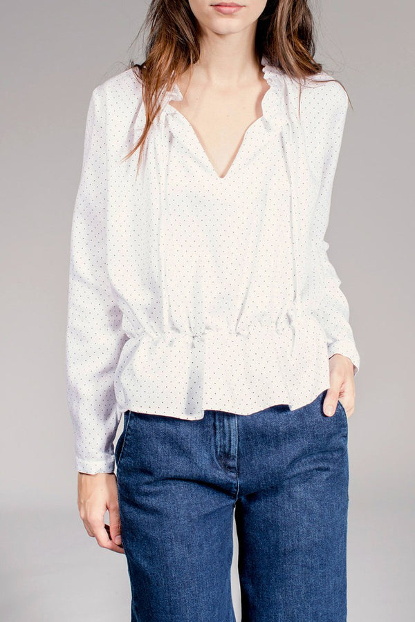 Blusa Frisson - Blanco