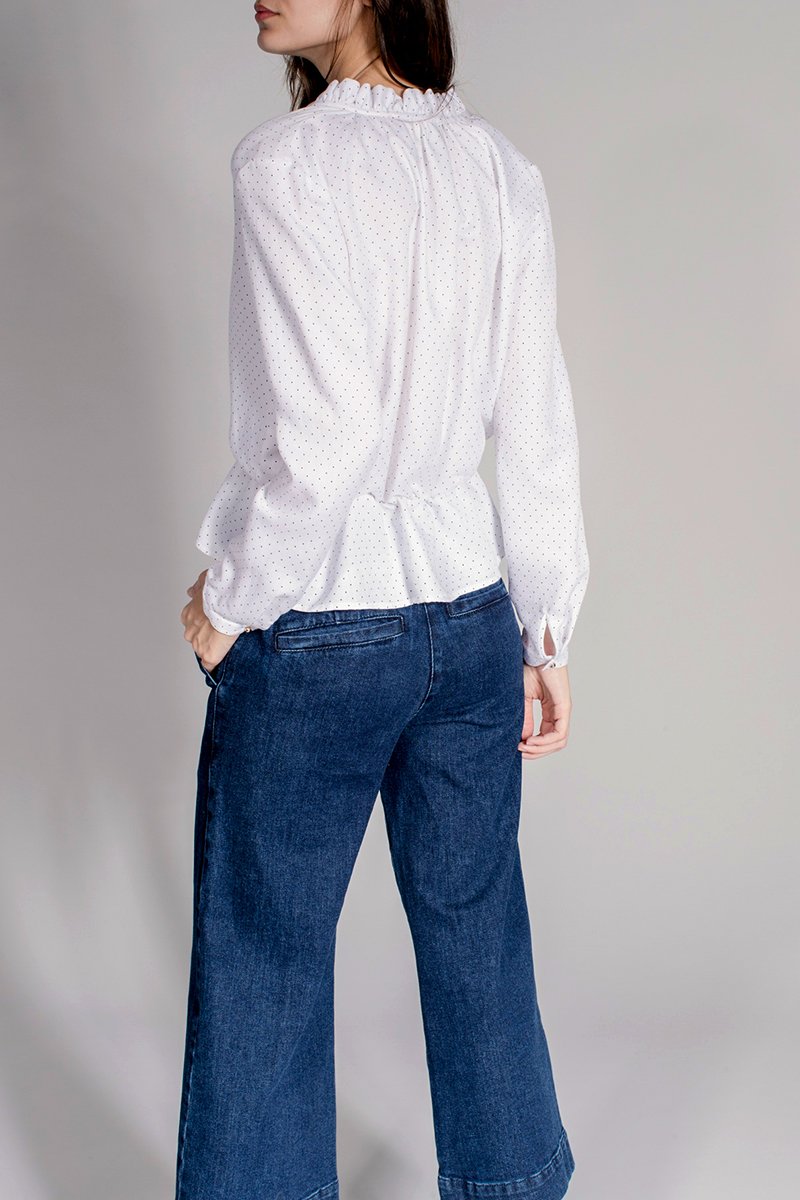 Blusa Frisson - Blanco