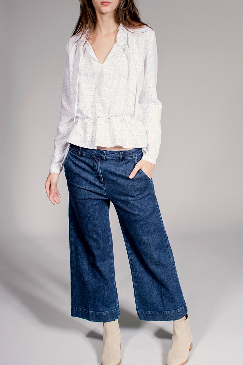 Blusa Frisson - Blanco