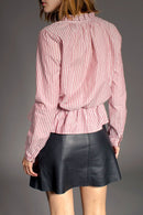 Blouse Frisson - Rose Et Écru