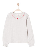 Blouse Sezely - Gris Clair Chiné