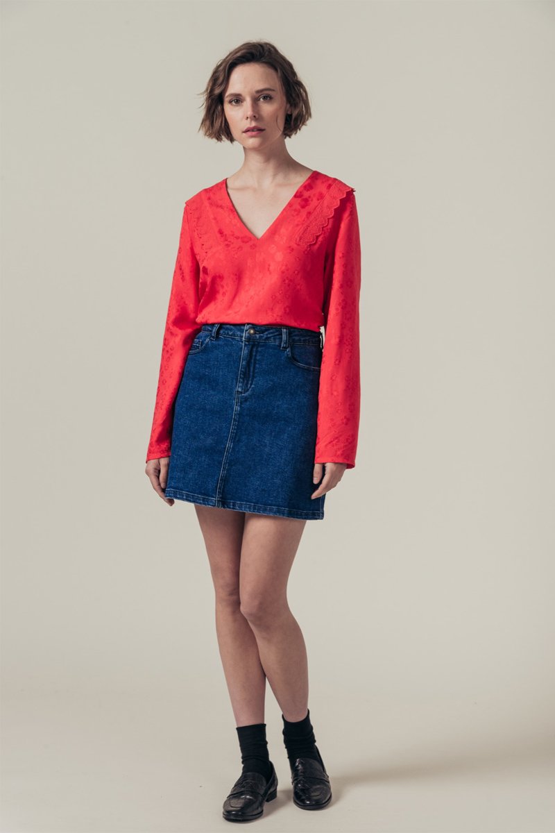 Blouse Tagazelle - Rouge