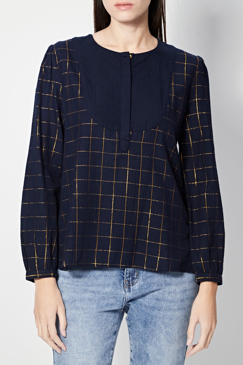 Blouse Fairfax - Bleu Marine