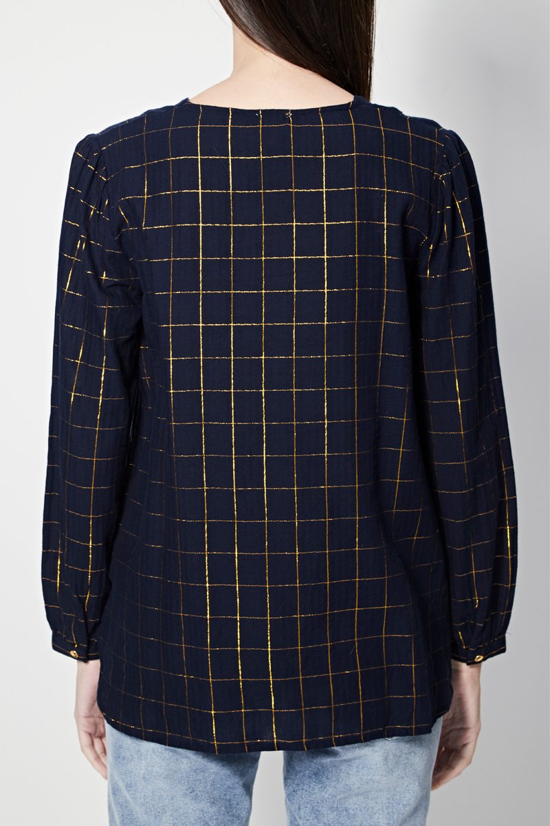 Blouse Fairfax - Bleu Marine