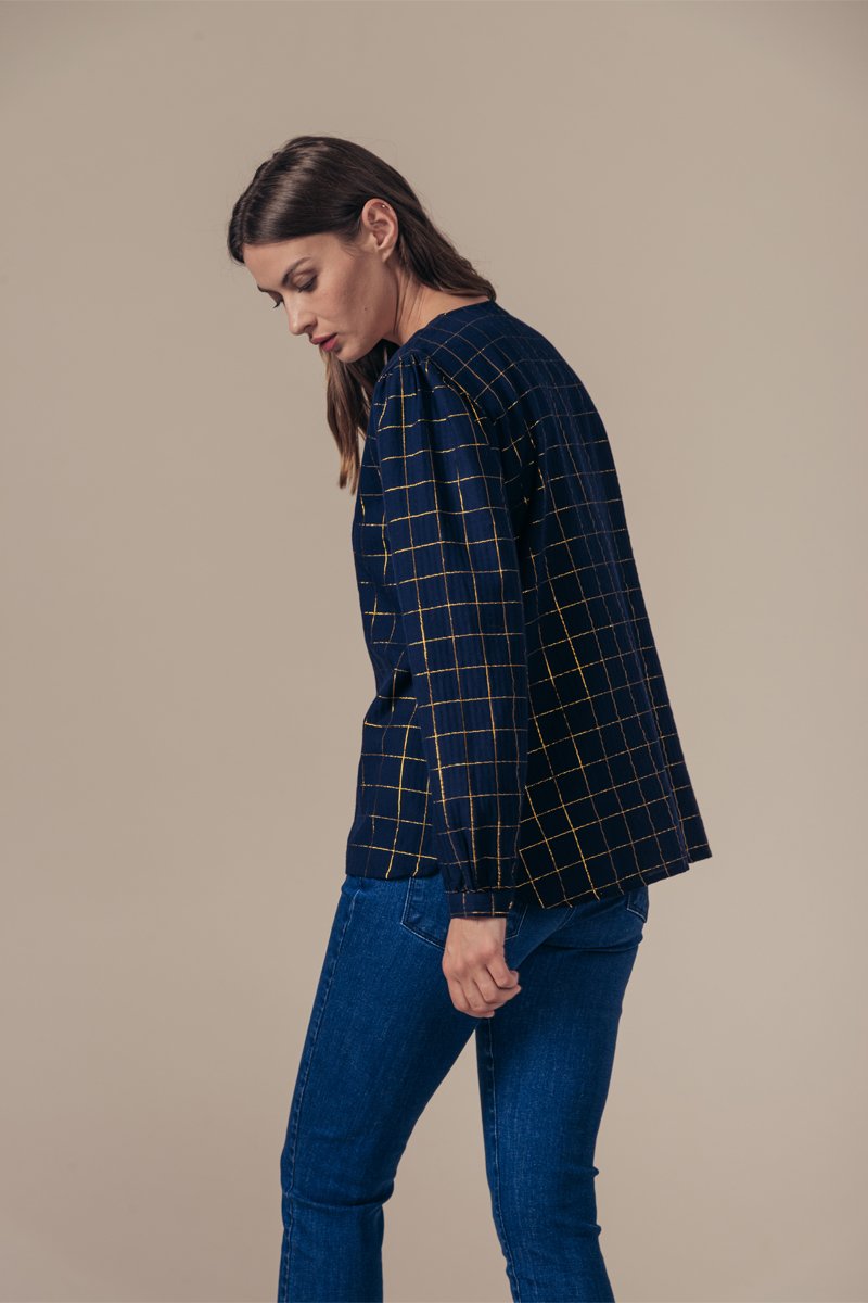 Blouse Fairfax - Bleu Marine