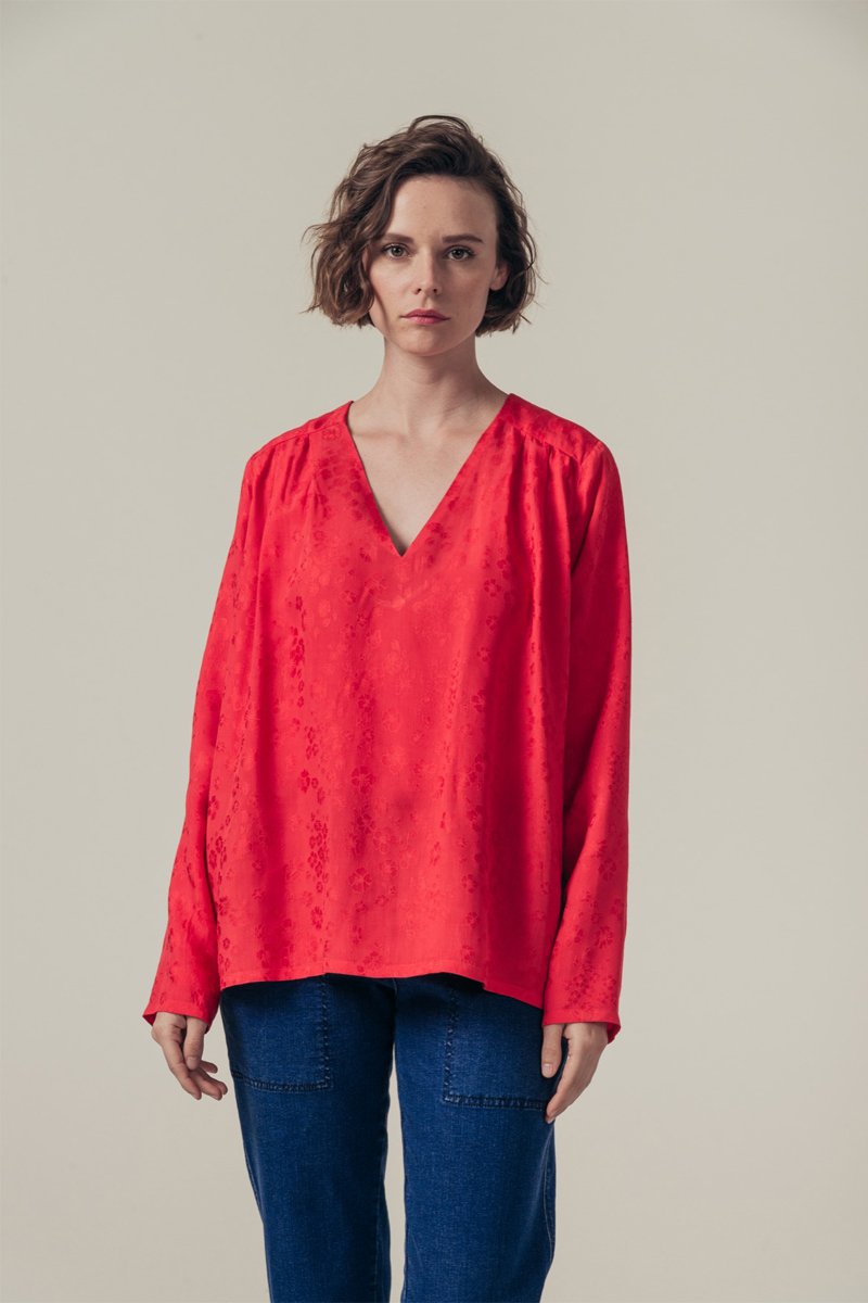 Blouse Fontana - Rouge
